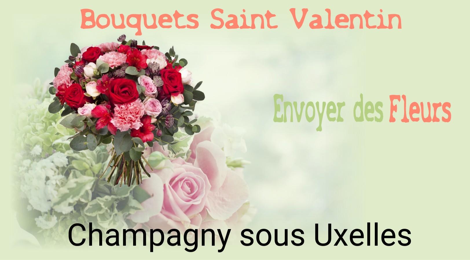 Roses de Saint-Valentin livrées à Champagny-sous-Uxelles